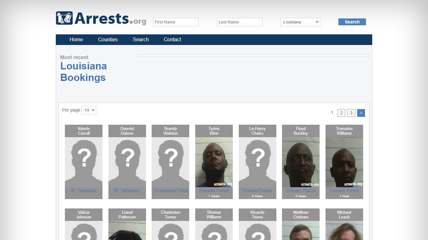 Louisiana Arrests and Inmate Search